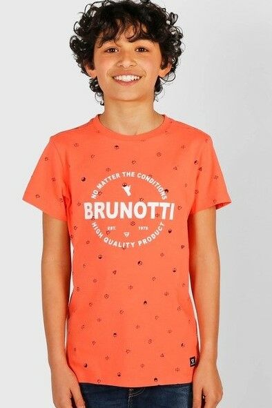 Brunottı Tım Mını Ao Jr Boys T-Shırt 128 - CORAL