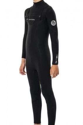 Rip Curl Junior Dawn Patrol 5/3 Chest Zip BLACK - 6