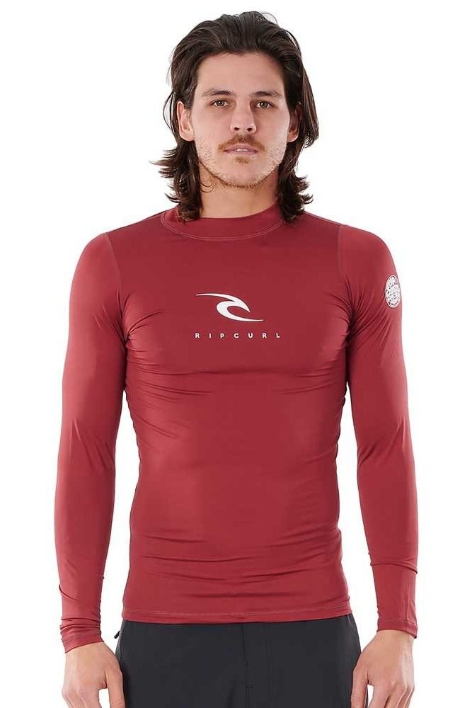 Rip Curl Corps Ls M - MAROON